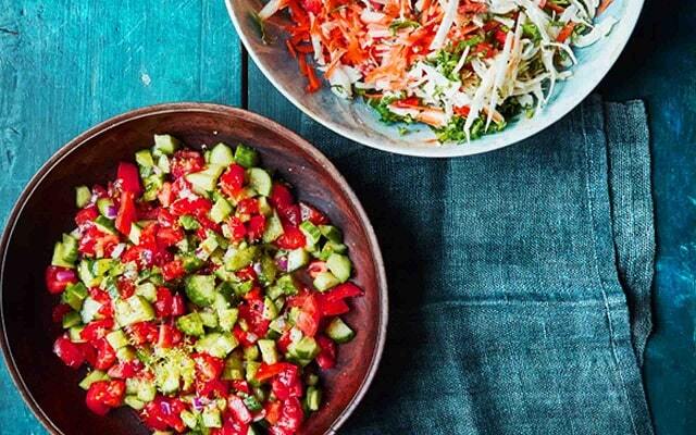 طرز تهیه و تمام فوت و فن&zwnj;های سالاد شیرازی اصیل و خوشمزه