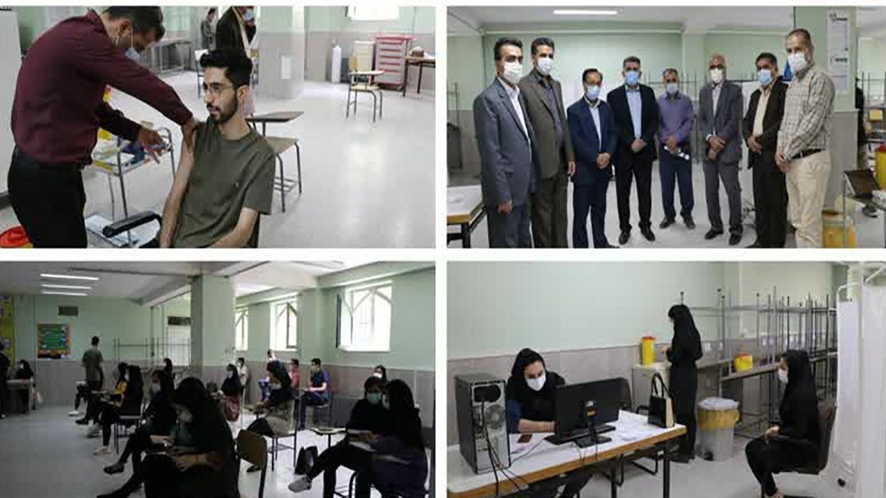 آغاز واکسیناسیون دانشجویان و اساتید رشته‌های پزشکی دانشگاه آزاد مهاباد