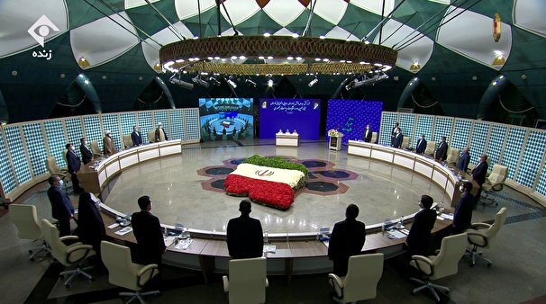 مراسم قرعه کشی مناظرات انتخابات ریاست جمهوری