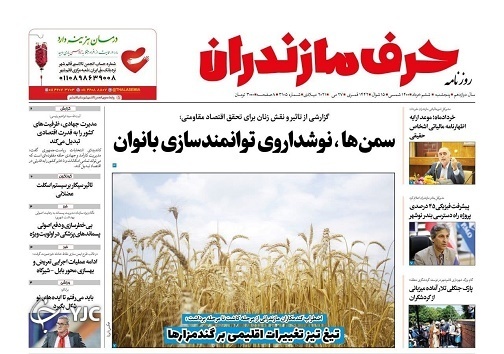سمن ها،نوشداروی توانمندسازی بانوان / تیغ تیز تغییرات اقلیمی بر گندمزار&zwnj;ها