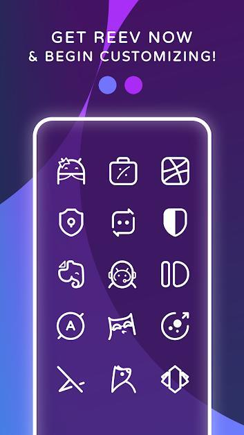 دانلود آیکون پک مینیمال زیبا Reev Pro 3.8.2 
