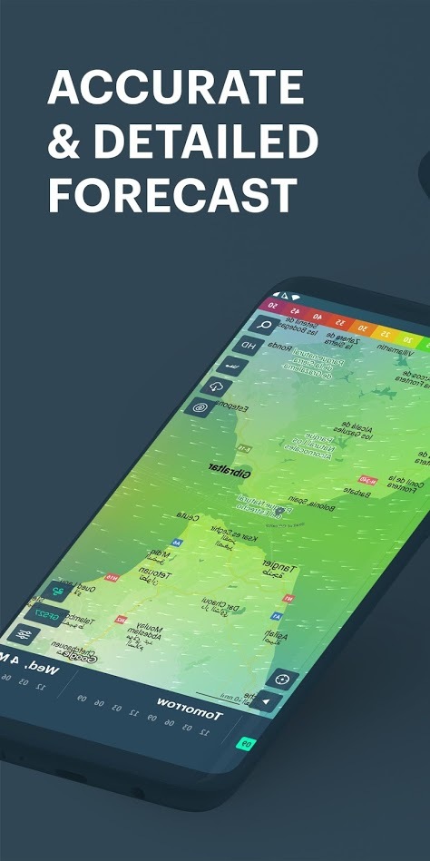 دانلود برنامه پیش&zwnj;بینی آب و هوا، باد و امواج WINDY APP
