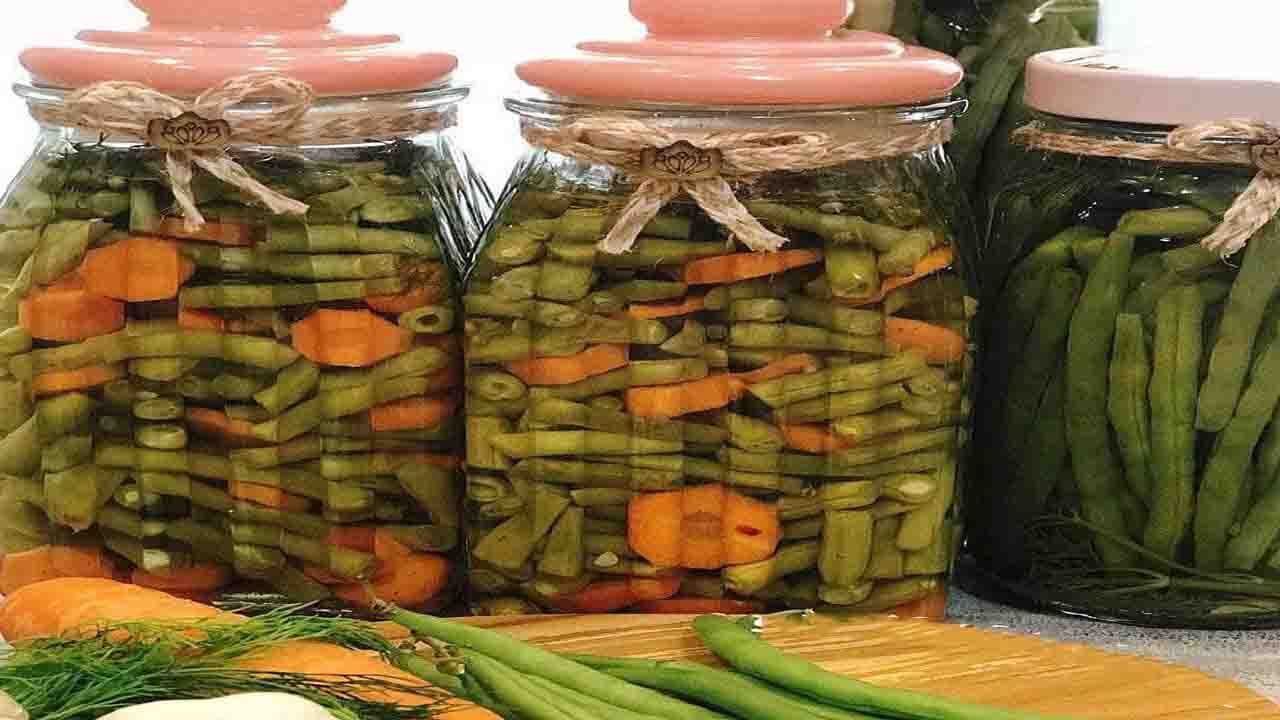 طرز تهیه ترشی لوبیا سبز