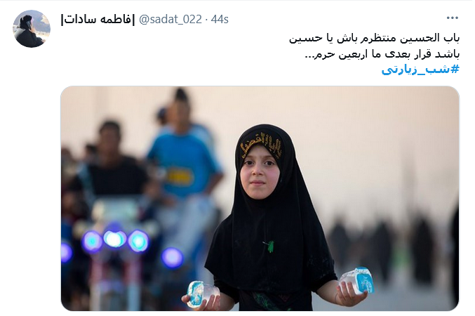 باب الحسین منتظرم باش یا حسین / باشد قرار بعدی ما اربعین حرم