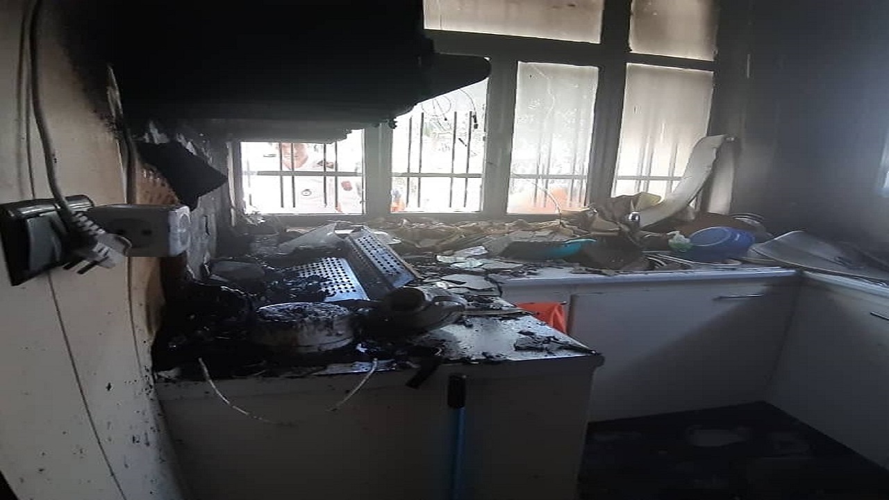 آتش سوزی یک مطب پزشکی در رشت