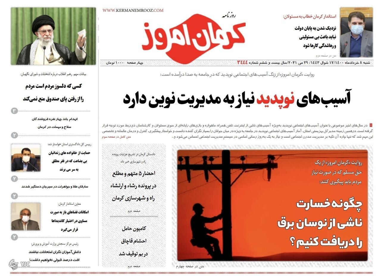 روزنامه کرمان امروز