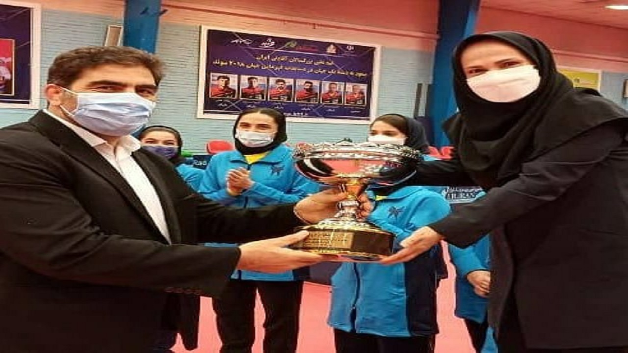 بانوی پینگ پنگ باز همدانی قهرمان لیگ برتر بزرگسالان کشور شد