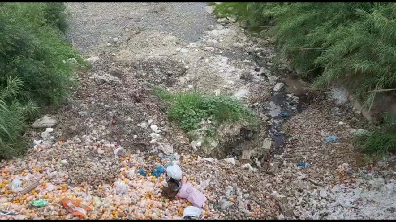 آلودگی محیط زیست در روستای دنگسرک + فیلم