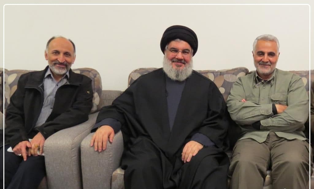 سردار دلها در کنار سید حسن نصرالله