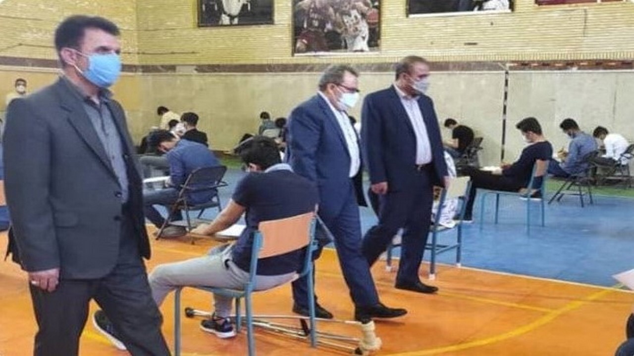 بازدید از حوزه‌های امتحانی شهرستان ایلام