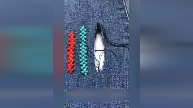 ترمیم پارگی لباس با ترفندی جالب + فیلم