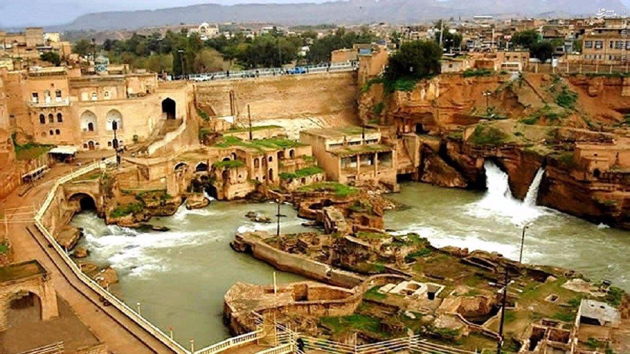ساماندهی بخش مرکزی محور خروس طلایی در شوشتر