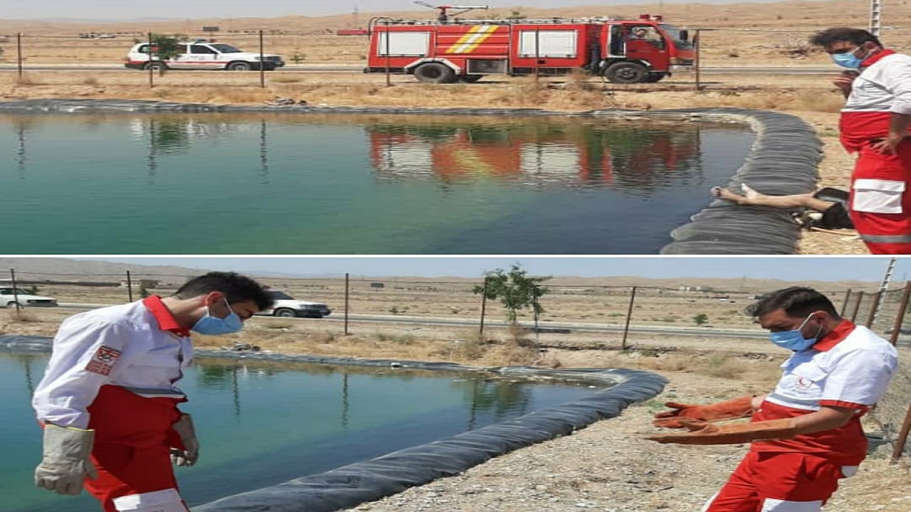 غرق شدن یک مرد ۳۸ ساله در استخر کشاورزی در ایوان کی