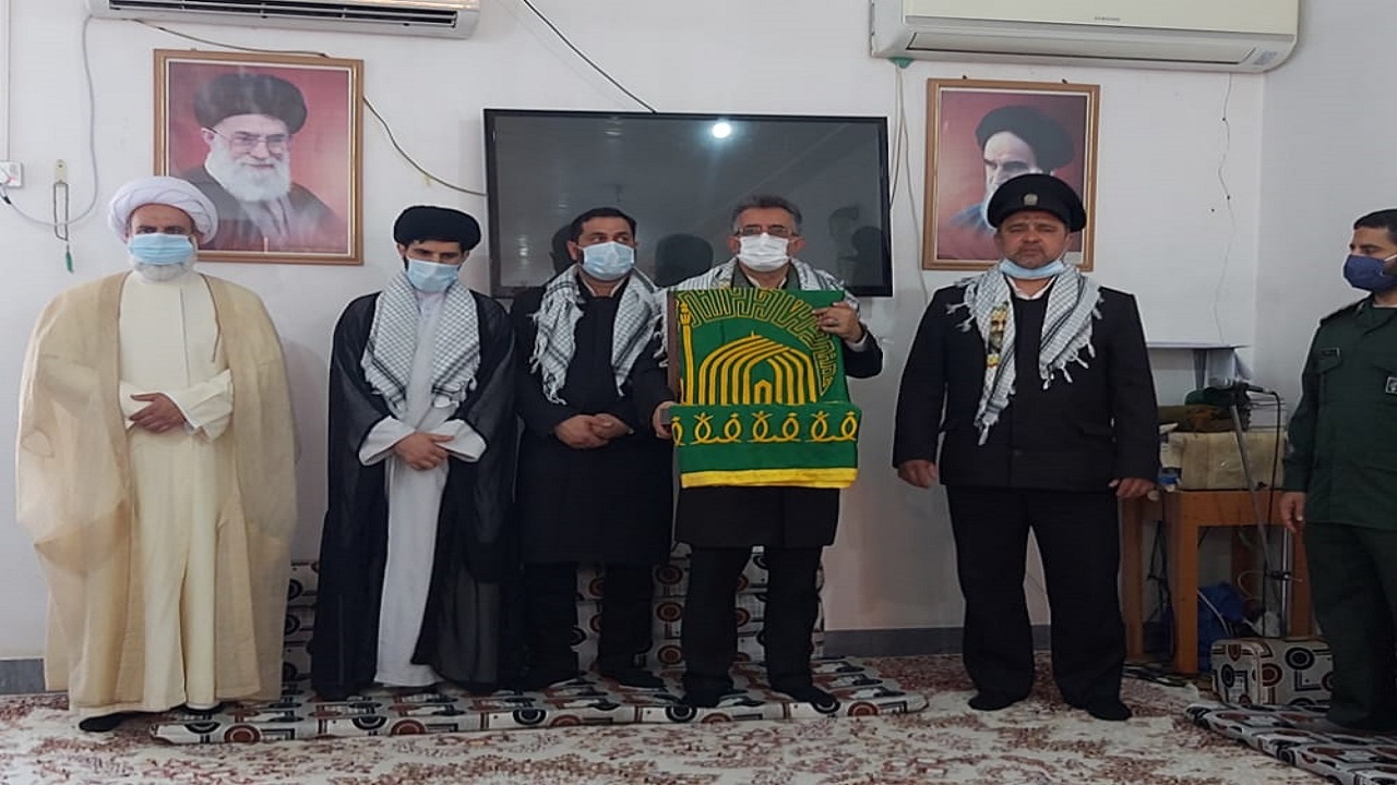 حضور خادمان بارگاه مطهر رضوی در اروندکنار