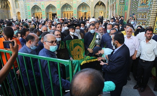 سفر خادمان حرم امام رضا(ع) به قم+تصاویر