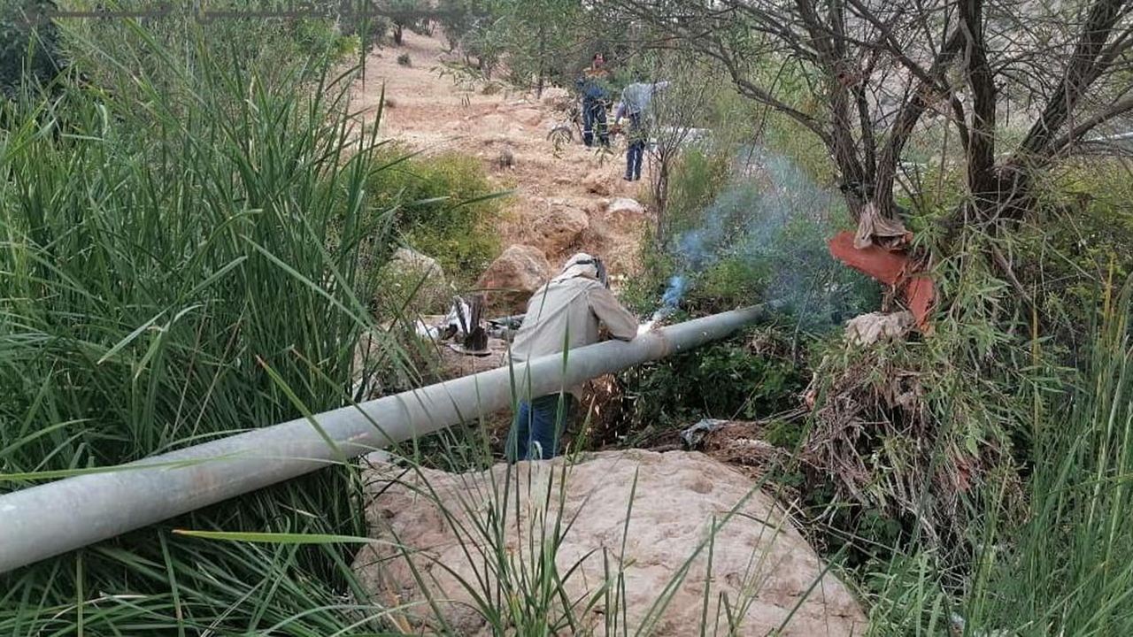 خطوط انتقال آب ۶ روستا در کامفیروز به سرقت برده شد