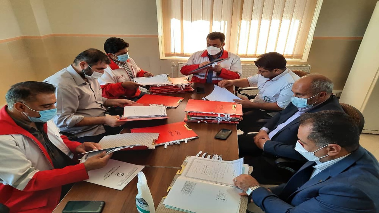 درجه ۲۰۵ امدادگر و نجاتگر جمعیت هلال احمر کرمان ارتقا یافت