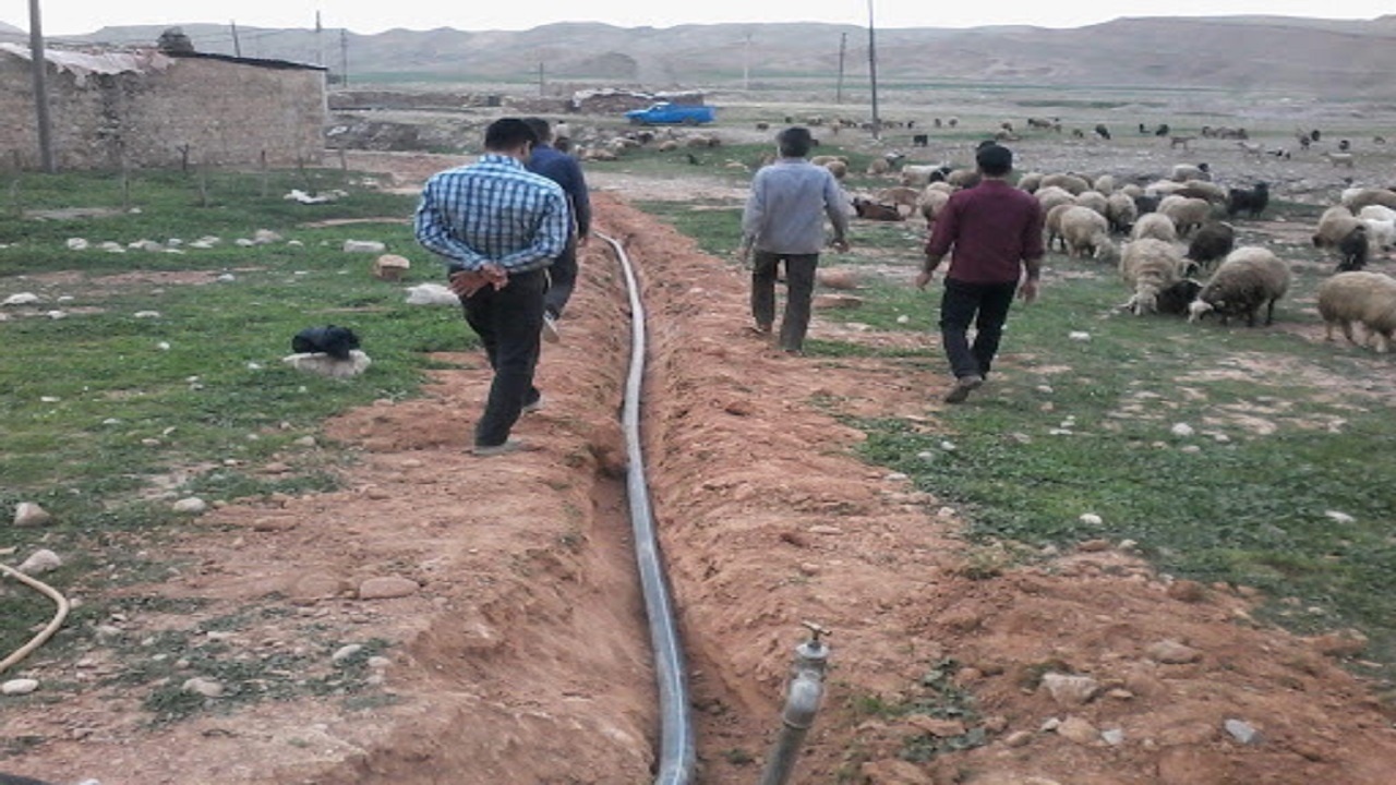 رفع مشکل کمبود آب شرب روستای زرآباد