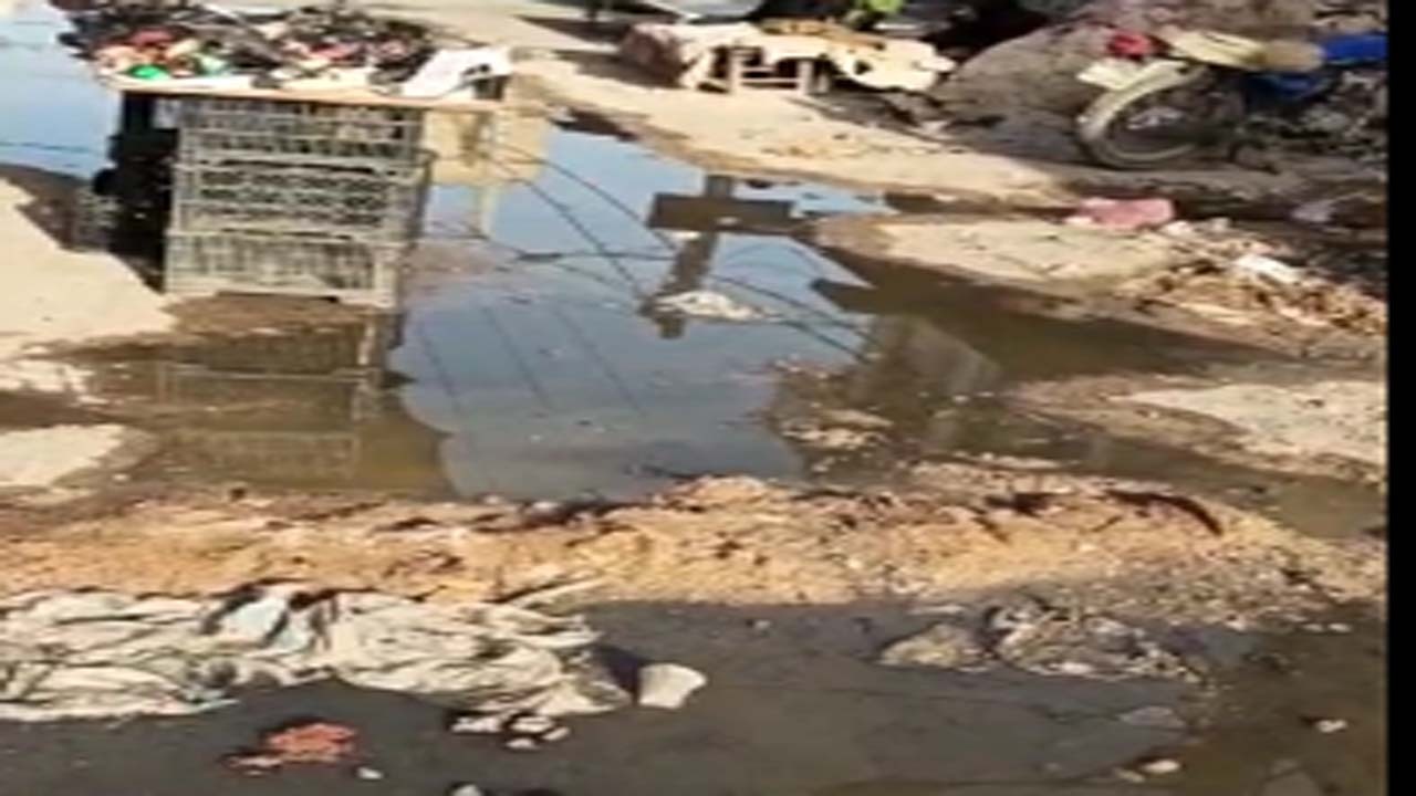 معابر سوسنگرد مملو از فاضلاب شد + فیلم