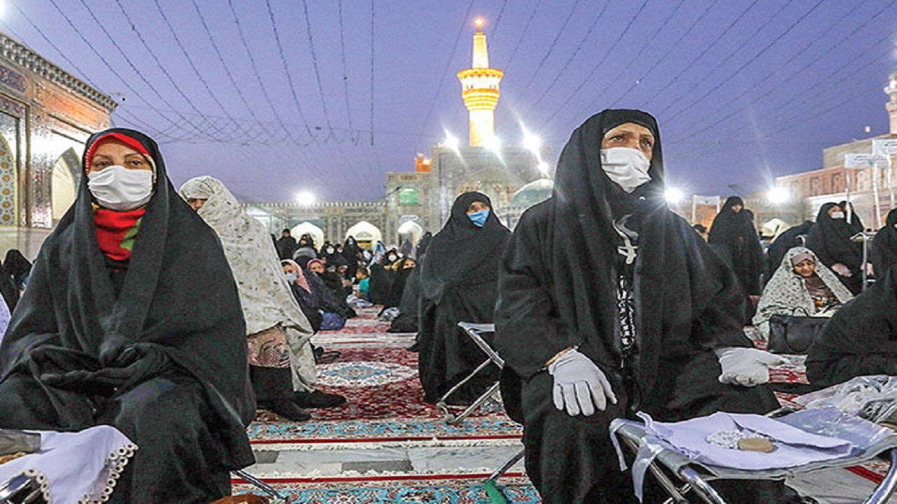 رعایت دستورالعمل های بهداشتی درمراسم روز زیارتی امام رضا(ع)