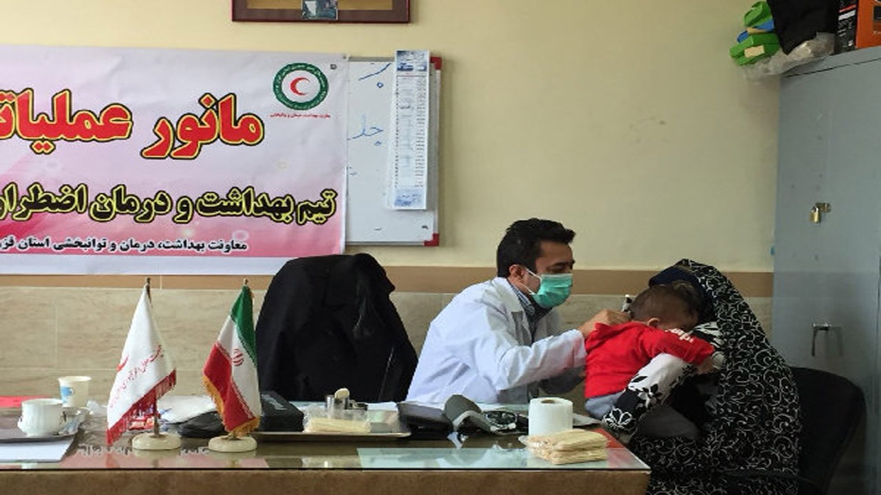برگزاری مانور درمان اضطراری هلال احمر در ۱۱ روستای خراسان شمالی