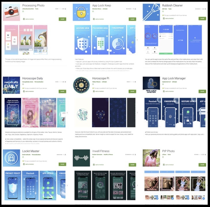 برنامه هایی که رمز عبور فیسبوک را می دزدند / این برنامه ها از فروشگاه گوگل حذف شدند