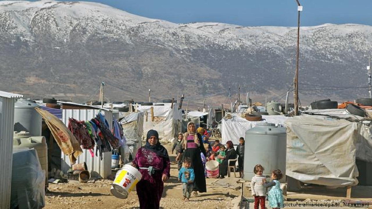 چادر آوارگان سوری در لبنان طعمه حریق شد