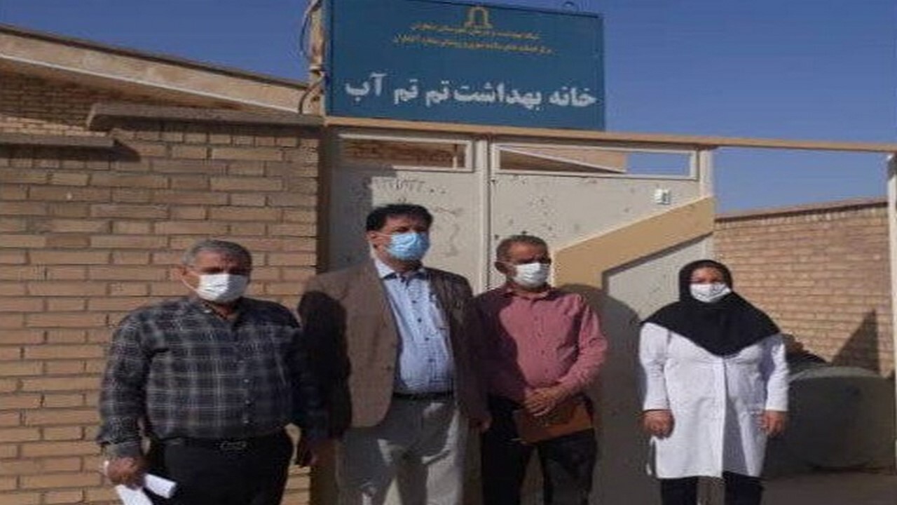 بازدید از خانه‌های بهداشت تم تم آب و حاضر میل