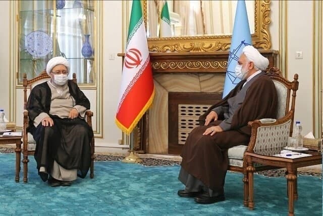 رئیس مجمع تشخیص مصلحت نظام با رئیس قوه قضائیه دیدار کرد