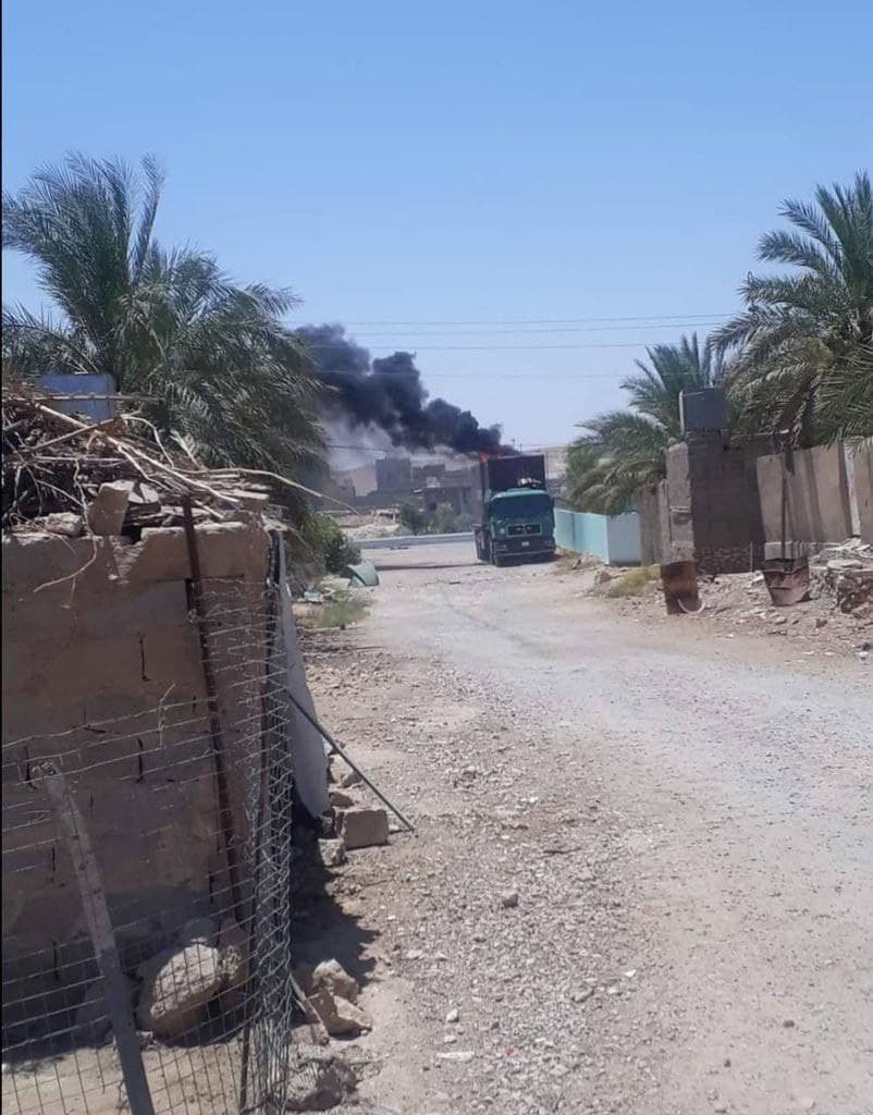 حمله راکتی به پایگاه عین&zwnj;الاسد آمریکا در عراق+ تصاویر