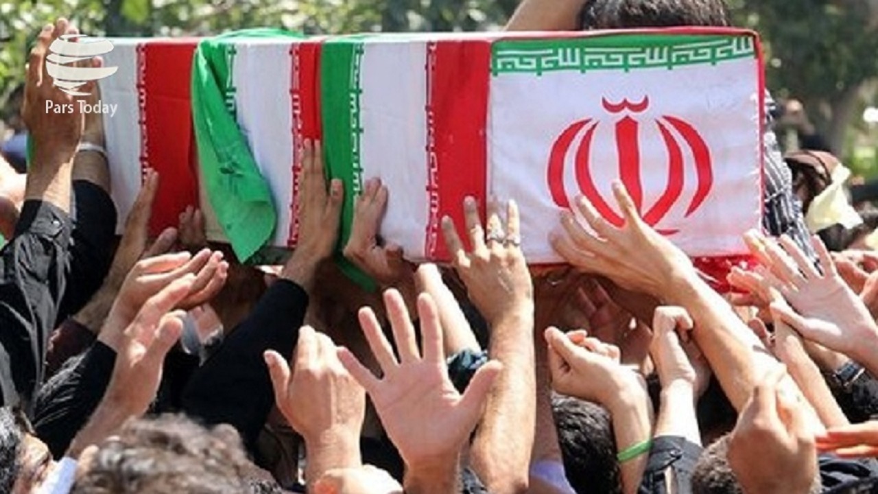 تشییع پیکر ۲ شهید خوشنام دفاع مقدس در گلستان