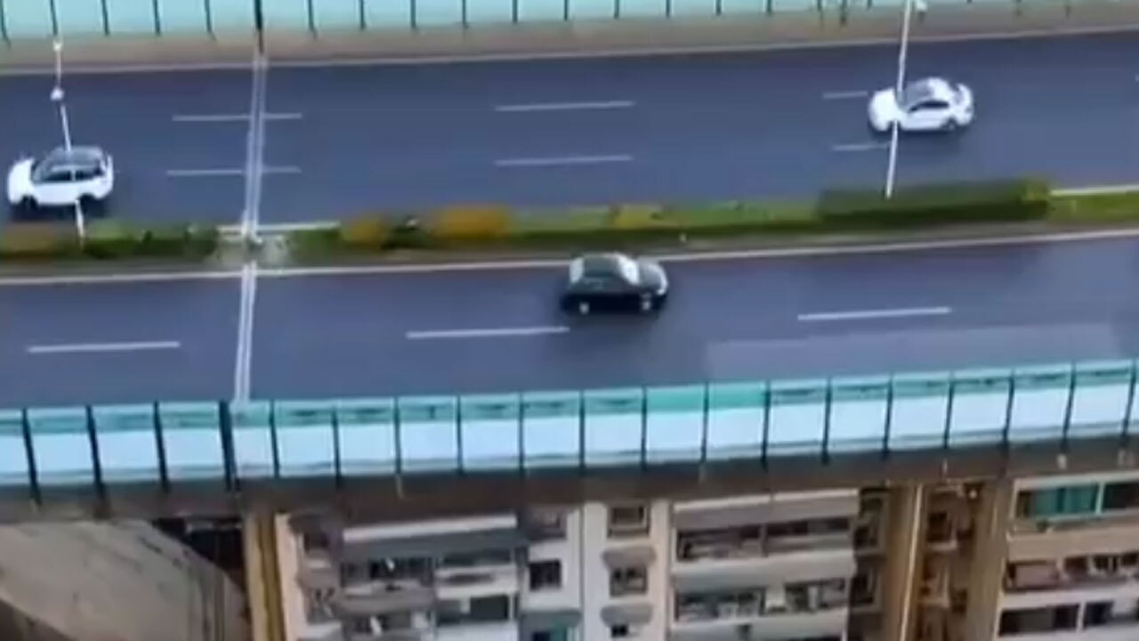تصاویری از یک بزرگراه جالب در چین