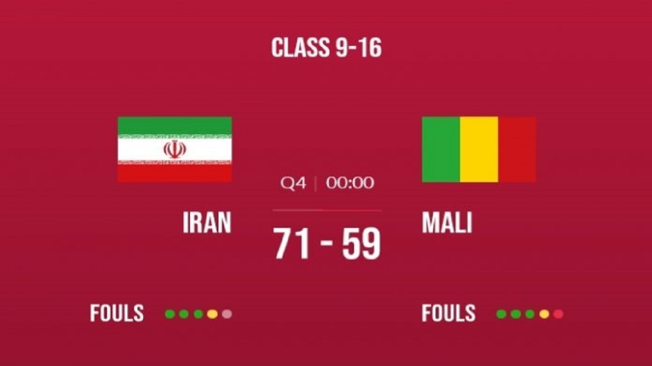 جام جهانی/ پیروزی تیم ملی بسکتبال جوانان ایران مقابل مالی
