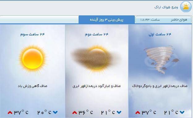 خیزش گرد و خاک در استان مرکزی خیزش گرد و خاک در استان مرکزی