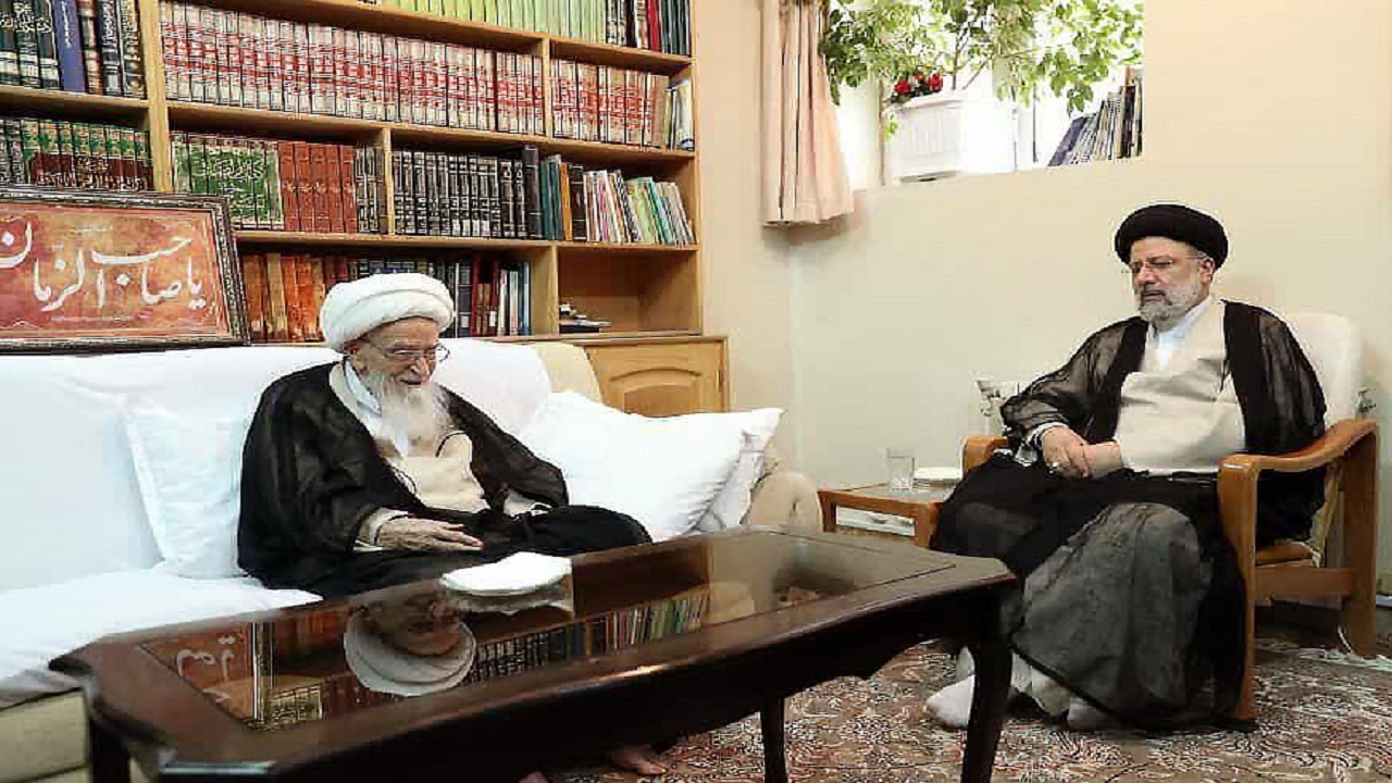 رئیسی با آیت‌الله صافی گلپایگانی دیدار کرد
