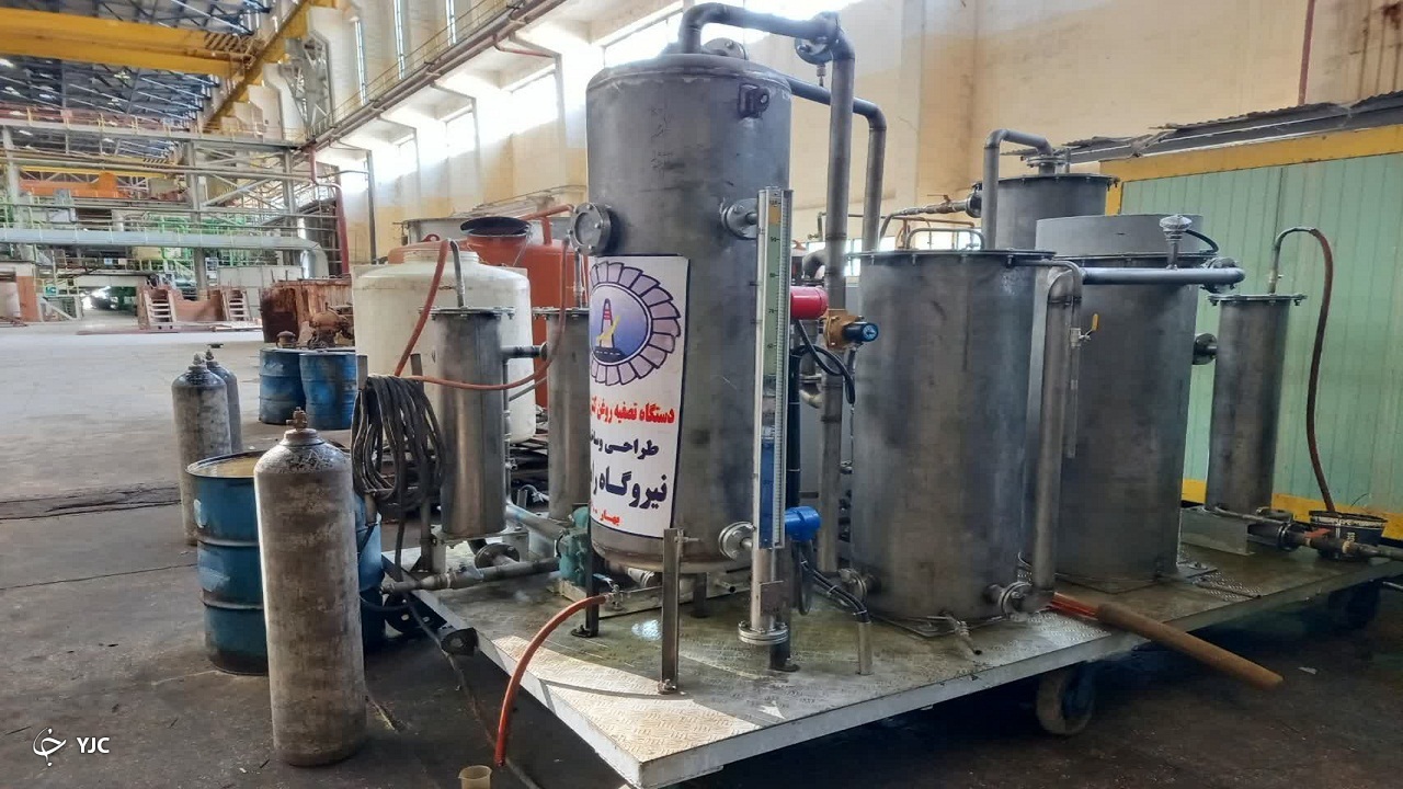 تولد دستگاه تصفیه روغن سیستم کنترل توربین در دل تحریم‌ها