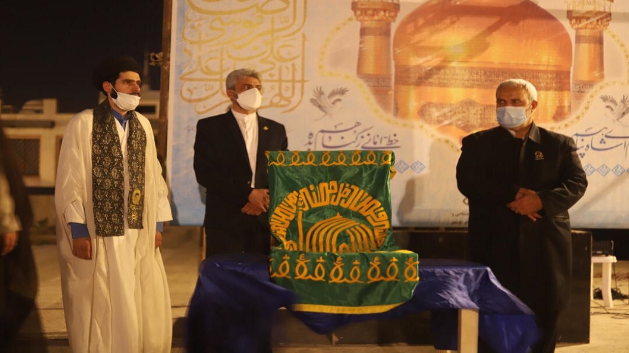 جشن سالروز میلاد امام رضا(ع) در ساحل بوشهر برگزار شد