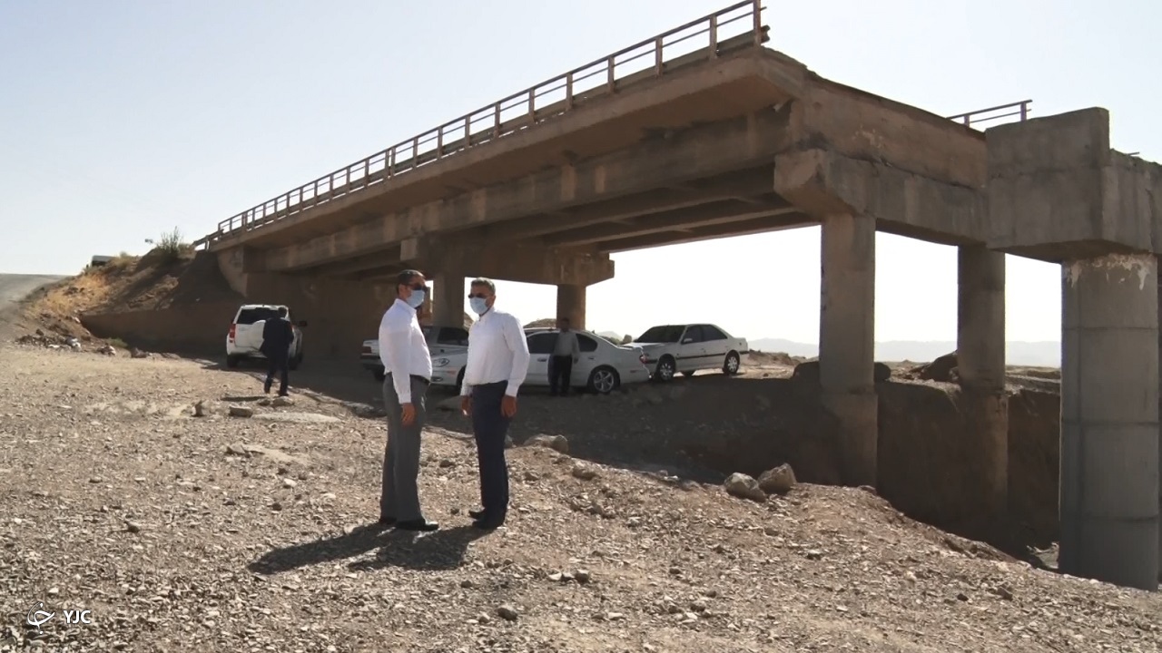 نصب پل ۷ دهانه ساوه تا پایان تیر