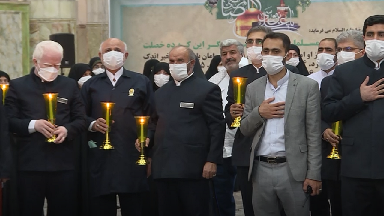 برگزاری جشن میلاد امام مهربانی‌ها با مداحی و نقاره خوانی