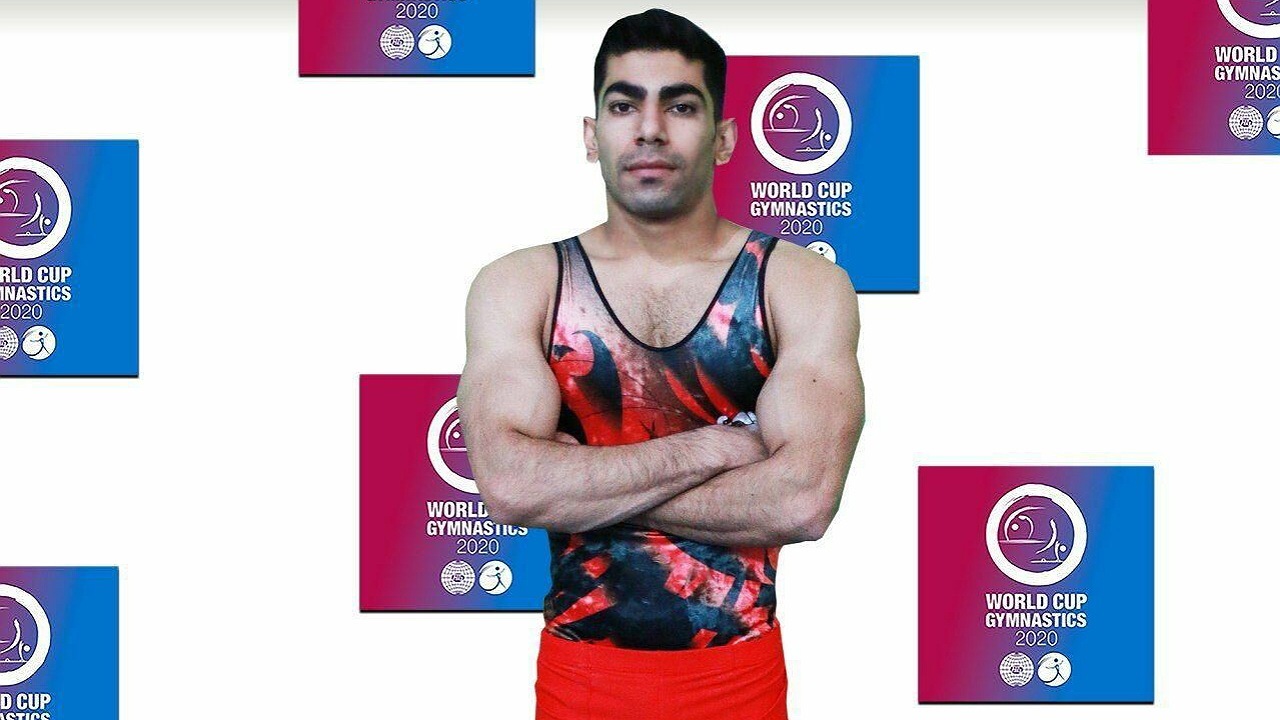 احمدکهنی به فینال جام جهانی ژیمناستیک صعود کرد + فیلم