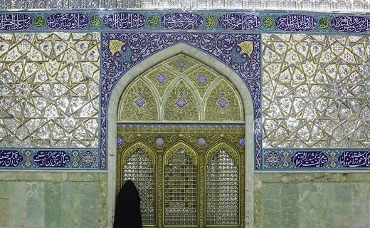 تکمیل پنجره فولاد شبستان حضرت زهرا (س)حرم بانوی کرامت +تصاویر