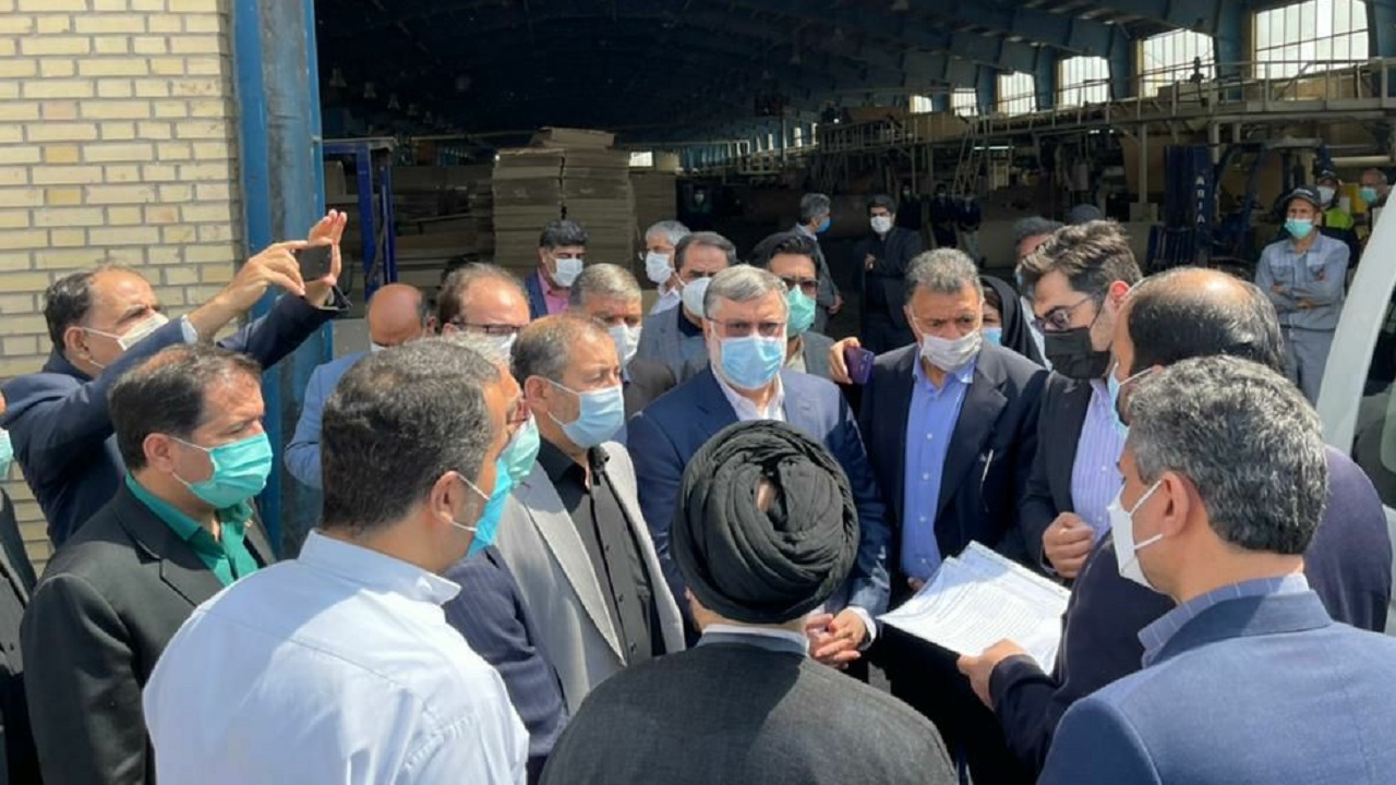 بازدید استاندار خراسان رضوی از ۳ واحد تولیدی در شهرک صنعتی کاویان