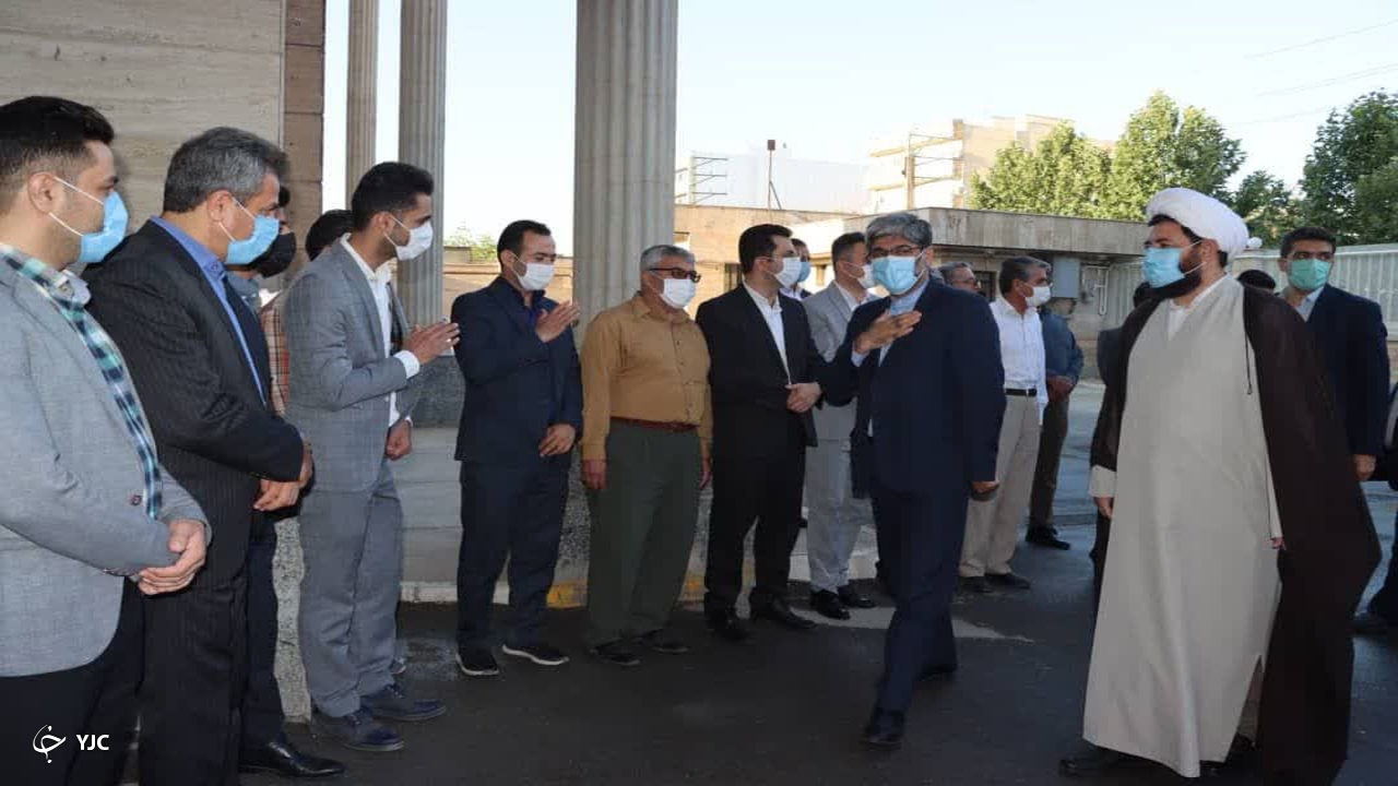 بازدید رئیس کل دادگستری آذربایجان غربی از حوزه قضایی مهاباد