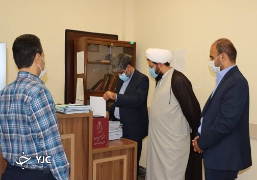 بازدید رئیس کل دادگستری آذربایجان غربی از حوزه قضایی مهاباد