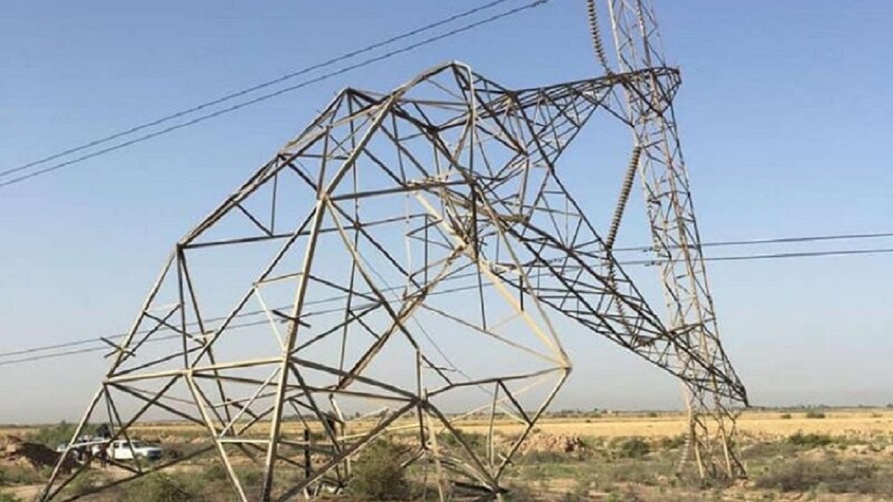 منفجر شدن ۲ دکل انتقال برق در دیالی عراق