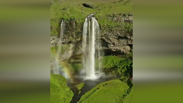 آبشار سلیالاندفوس، یکی از زیباترین مناطق دیدنی جهان + فیلم