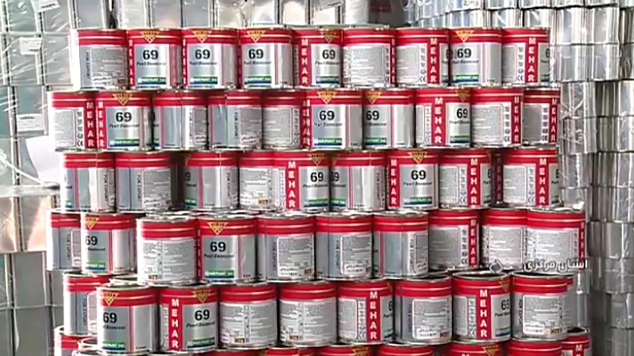 کارخانه تولید رنگ اتومبیل در داخل کشور + فیلم