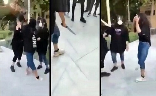 احضار هلیا دختر قمه کش و دوستانش به اداره پلیس