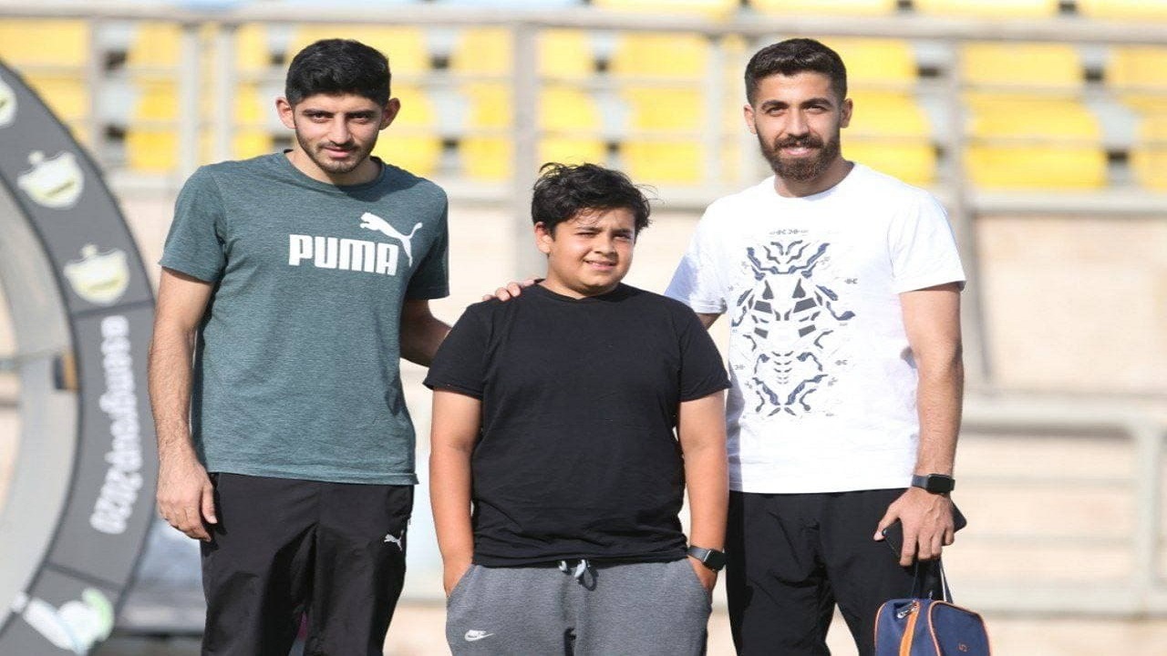 فرزند هادی نوروزی در تمرینات پرسپولیس حاضر شد