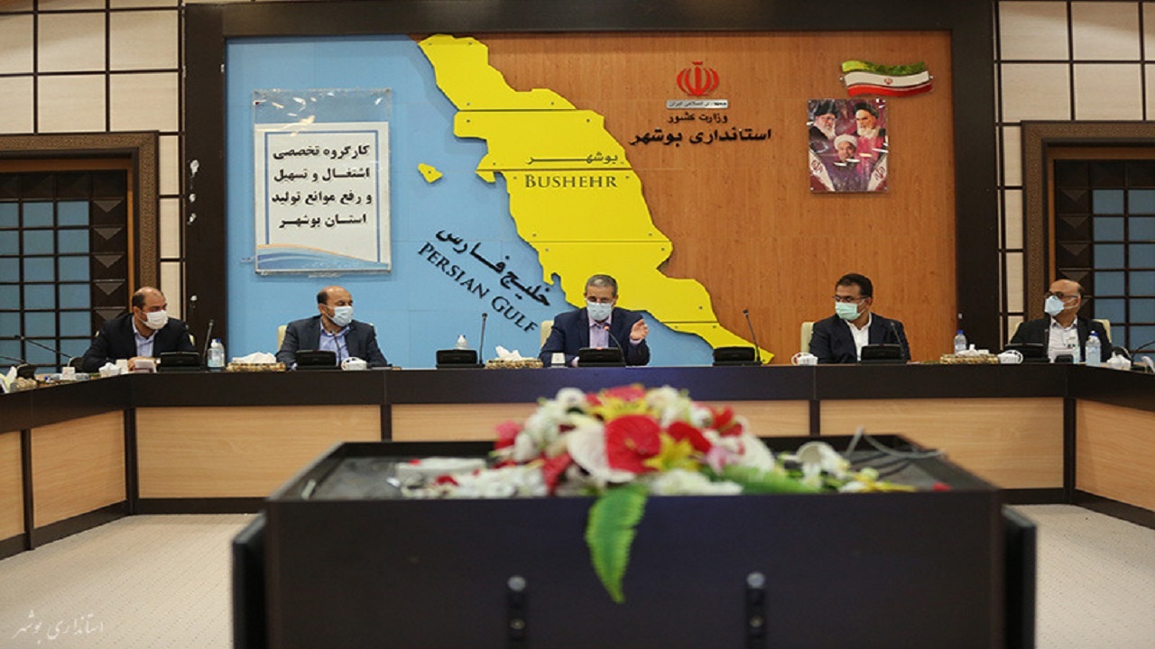 ۸ طرح اقتصادی بوشهر در ستاد ملی تسهیل رونق تولید تصویب شد